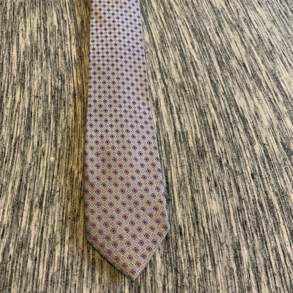 Silver Stafford Neck Tie